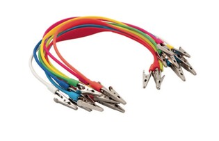 xORBIS Łańcuszki do serwet neonowe żółte 5szt. 48cm gumowe, termoplastyczne, bez lateksu, możliwość sterylizacji w autoklawie