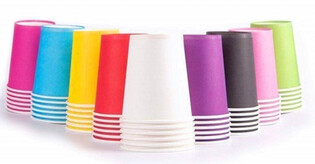 Kubeczki papierowe Begreat fuksja 50szt/op