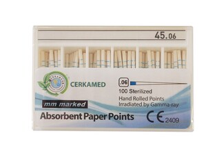Sączki pap.06 45 100szt/op Cerkamed z podziałką