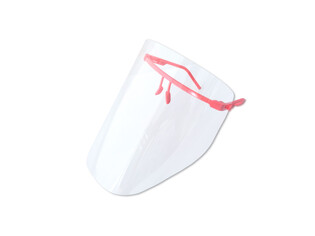 Przyłbica ochronna Larident fuksja ramka+6szt. folii ochronnych R60FU