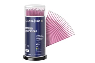 xPędzelki Akzenta Micro Regular różowe 100szt.Top Sticks Plus Pink
