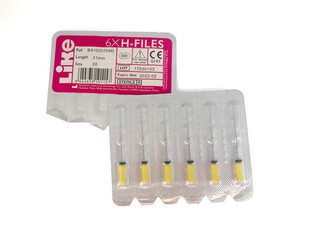 Pilniki Hedstroem LIKE 21mm 010 6szt. Sterile