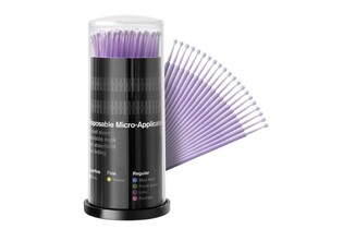 xxxPędzelki Akzenta Micro Regular fioletowe 100szt. Top Sticks Plus Lilac