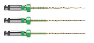 TruNatomy Pilniki Medium 25mm 3szt. zielone Maillefer