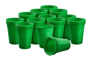 Kubeczki 200ml miętowe100szt. Akzenta Mint Green