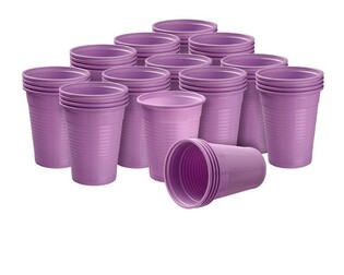 Kubeczki 200ml fioletowe 100szt. Akzenta Lilac