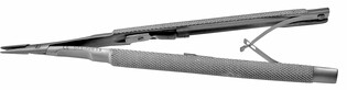 Ori igłotrzymacz Castroviejo 13cm prosty, rączka okrągła
