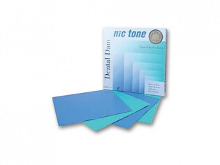 Koferdam guma lateksowa Nic Tone cienki niebieski 36szt/opak. 152x