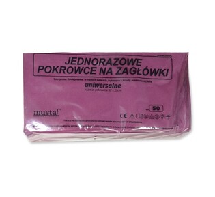 Pokrowce na zagłówek Mustaf burgund 50szt.