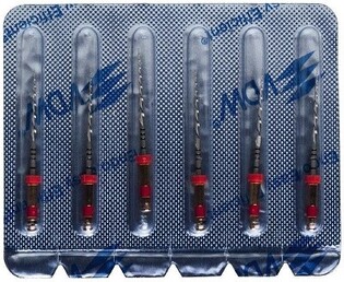 VDW Reciproc pilniki R25 31mm (6szt) czerwone sterylne