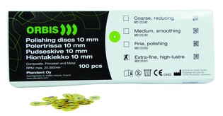 ORBIS Krążki 10mm Medium czerwone 100szt.