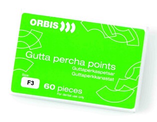 Gutta-Percha ProTaper ORBIS F2 60szt. czerwona