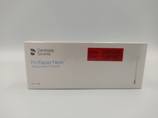 Sączki pap. ProTaper Next X2 czerwone 180szt.