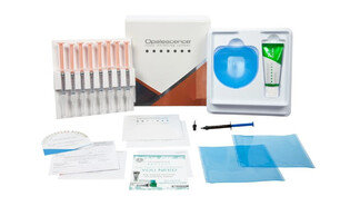 Opalescence zestaw 16% 8 strzyk. Arbuz/Melon 8 strzykawek x 1,2ml + pudełko na nakładki+pasta wyb.+blocout-resin 1,2ml+2xpłytka sof-tray+1xkolornik (nadtlenek wodoru 5,8% nadtlenek Carbamidu 16%)