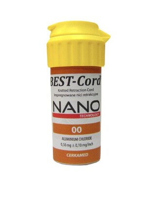 Nici retrakcyjne Best-Cord Nano #00 żółta (0,75mm, 254cm)