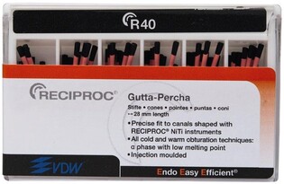 VDW Reciproc Gutta-percha 040 czarna 28mm 60szt/opak.