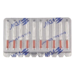 Miazgociągi VDW czerwone XF/3 Sterile