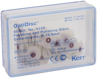 Hawe krążki 4199 Optidisc 80 szt extra-coarse 15,9mm zielono-czarne