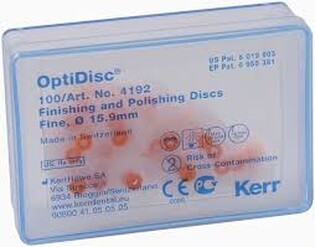 Hawe krążki 4192 Optidisc 100 szt fine 15,9mm zielono-niebieskie