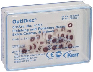 Hawe krążki 4197 Optidisc 80 szt extra-coarse 9,6mm malinowe