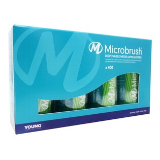 Pędzelki Microbrush regular zielone 100szt