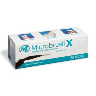 Pędzelki Microbrush X 100 sztuk czarne