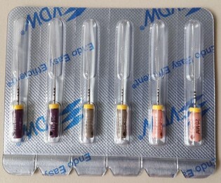 Pilniki K-files CC+ VDW 25mm 006-010 sterile