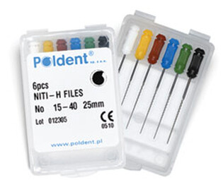 Pilniki H-NiTi 25mm 30 Poldent Endostar