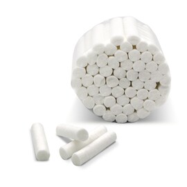 xWałeczki stomatologiczne Medicom bawełniane nr 1 300g 8mmx38mm