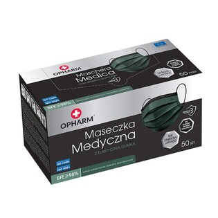 MASECZKI OPHARM ciemnozielone typ IIR 50szt/op 2