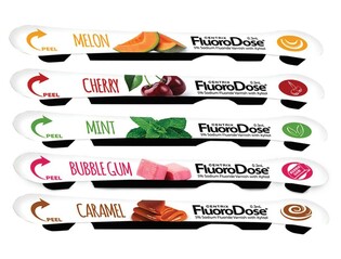 Centrix Fluorodose 0,3ml melon 40szt /op lakier do fluoryzacji z pędzelkiem