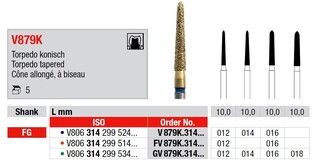 Wiertła Edenta DiaCut GV879K.314.016
