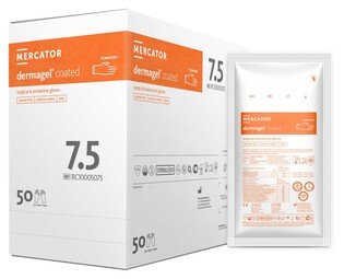 Rękawiczki sterylne bezpudrowe Dermagel Coated