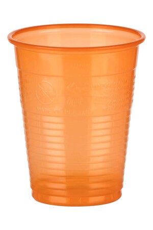 Kubeczki 180ml ORBIS pomarańczowe 50szt/op. orange