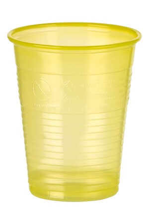 Kubeczki 180ml ORBIS żółte 50szt/op. yellow