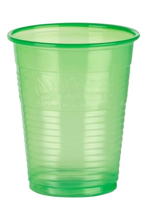 Kubeczki 180ml ORBIS zielone 50szt/op. green
