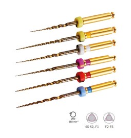 ORBIS Golden Taper Pilniki S1 31mm 6szt. Fioletowe