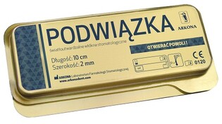 ARKONA Włókno PODWIĄZKA . RABAT ANETA 10cm dł. x 2mm szer.światłou.włókno form