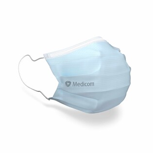 Maseczki Medicom Safe+Mask niebieskie 50szt. medyczne typ II R