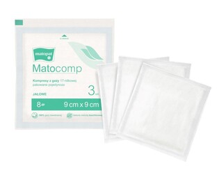 Kompresy jałowe 9x9cm 20x3szt TZMO 17n 8w (saszetka PP/ Peel-Pack)