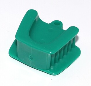 Pol-Intech rozwieracz szczękowy silikonowy duży zielony (bloczek nagryzowy) 4x4,5cm