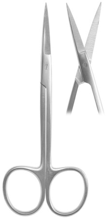 Pol-Intech Nożyczki do dziąseł Iris 11,5cm proste