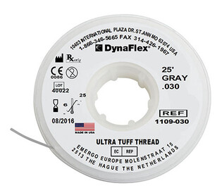 NIĆ ELASTYCZNA LATEKSOWA.025 CLEAR ULTRA-TUFF THREAD .025 CLEAR 25-FOOT SPOOL
