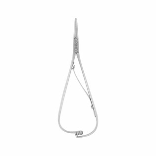 Ori Kleszczyki do ligatur elastycznych proste dł.14cm super cienkie końcówki