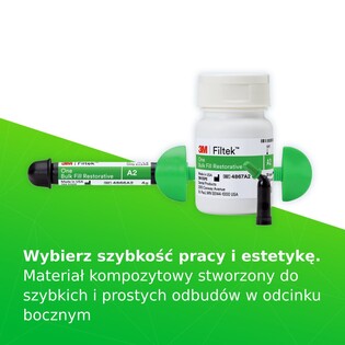 Filtek One Bulk Fill A3 strzykawka 4g. materiał do wypełnień w odcinku bocznym 2