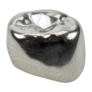 Koronki 3M Stalowe pierwszy dolny prawy 8,1 #4 do zębów mlecznych uzupełnienie: 5 sztuk 7000053220