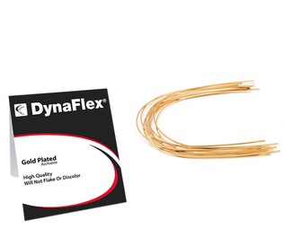 ŁUKI GOLD NITI ARCHWIRE 016X022 UPPER 5 PER PACKAGE 2