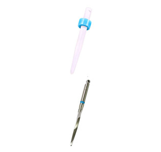 Super Fiber Posts Serrated 1.67mm Blue niebieskie wkłady 10szt. + 1 wiertło Zestaw iLumi