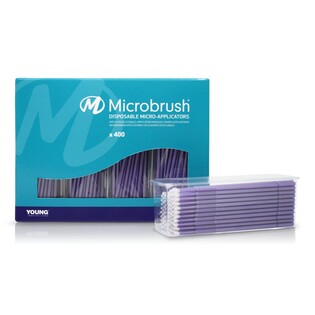 Pędzelki Microbrush Plus regular fioletowe 4 x 100 szt