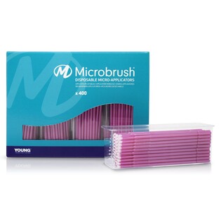 Pędzelki Microbrush Plus fine różowe 4 X 100 szt